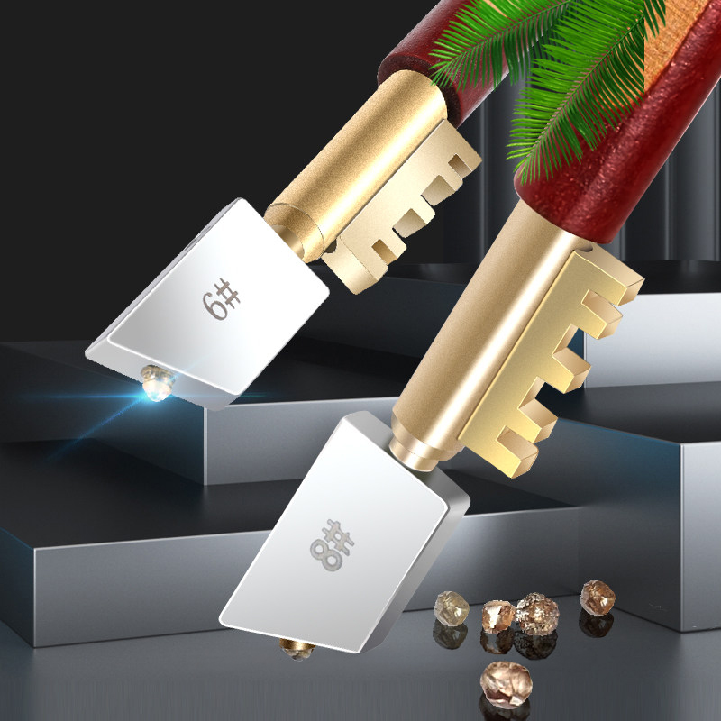 Cuchillo de cristal de diamante XDN-073 de 3-10 mm