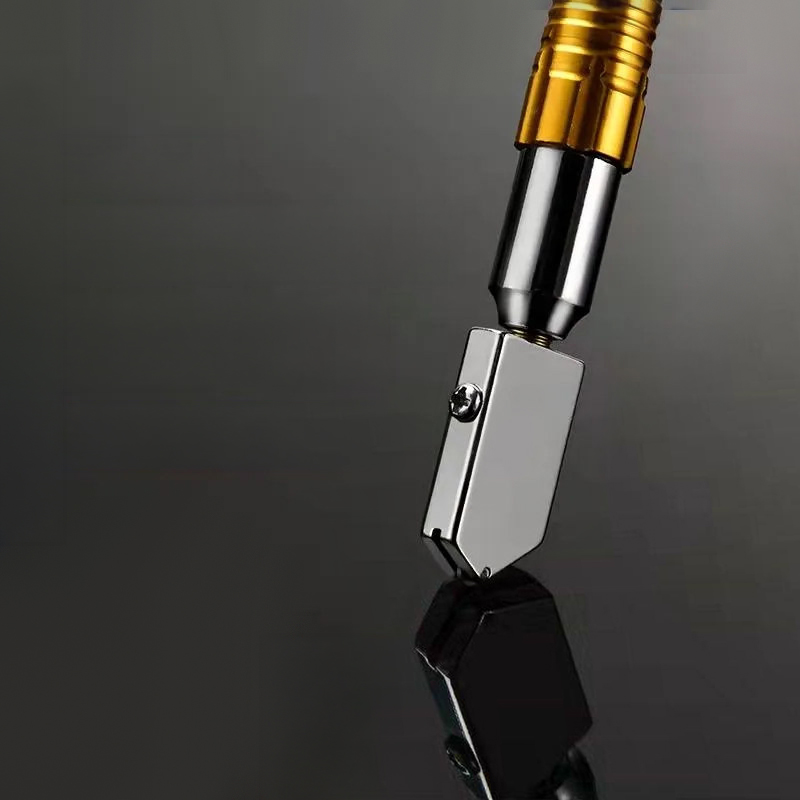XDN-071 Cuchillo de vidrio con control automático de aceite y mango de plástico fino de 3-12 mm