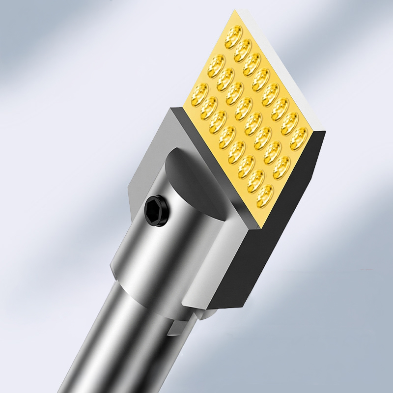 Bolígrafo para rectificar con muela de diamante natural de forma cuadrada