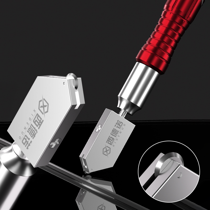 Cuchillo de vidrio con rueda cortadora extra grande y control automático de aceite XK-BLD