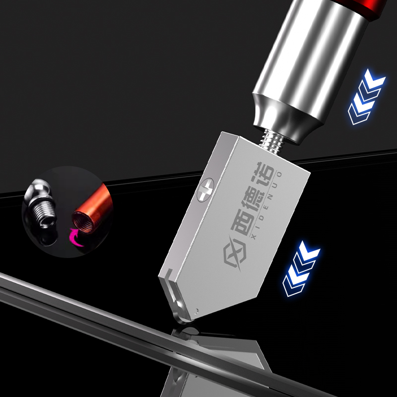 Cuchillo de vidrio con rueda cortadora extra grande y control automático de aceite XK-BLD