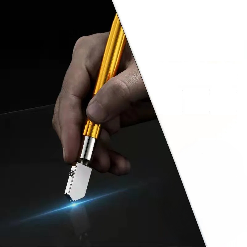 XDN-071 Cuchillo de vidrio con control automático de aceite y mango de plástico fino de 3-12 mm